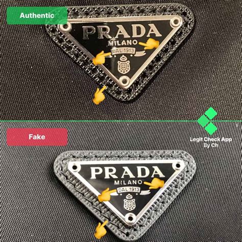 prada re edition real vs fake|prada authentication checklist.